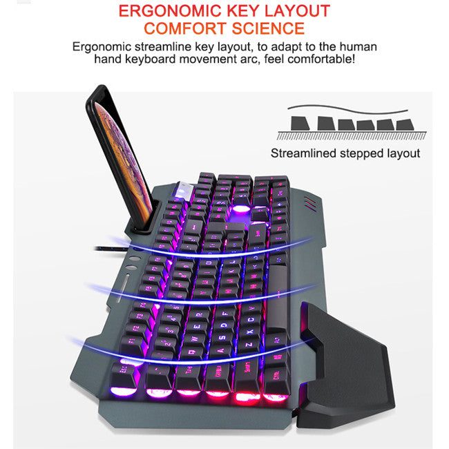 Full-Size Wired Mechanical Gaming Keyboard