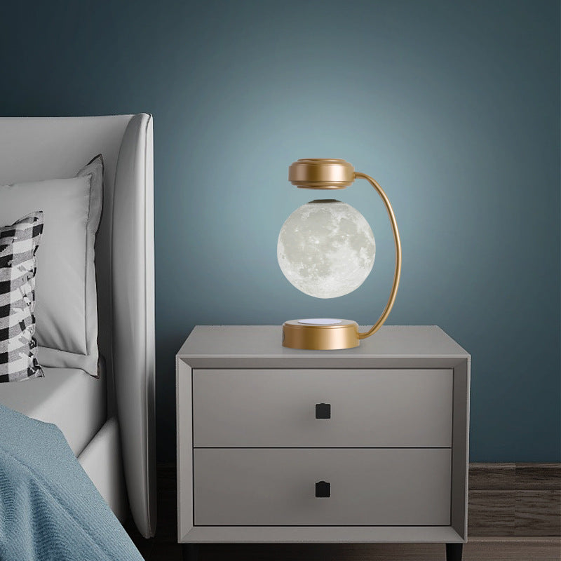 Rotating Levitating Moon Lamp