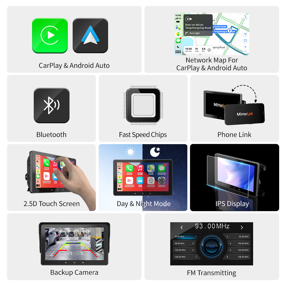 Portable Wireless CarPlay Display