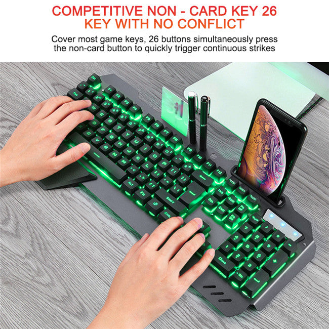 Full-Size Wired Mechanical Gaming Keyboard