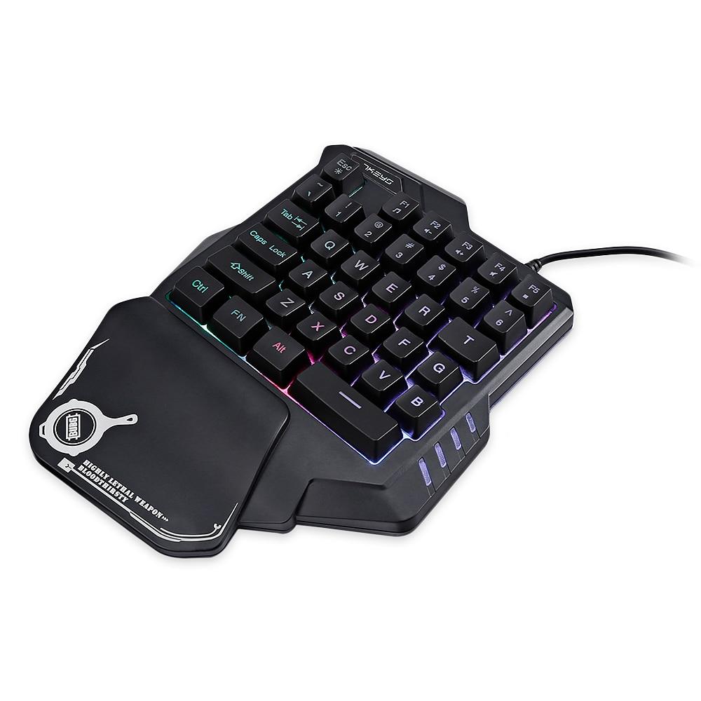 RGB One-Handed Mechanical Gaming Keyboard
