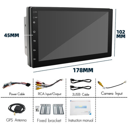 Wireless CarPlay MP5 Player with GPS Navigation