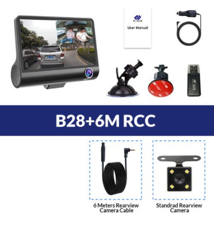 Triple Channel Dash Cam