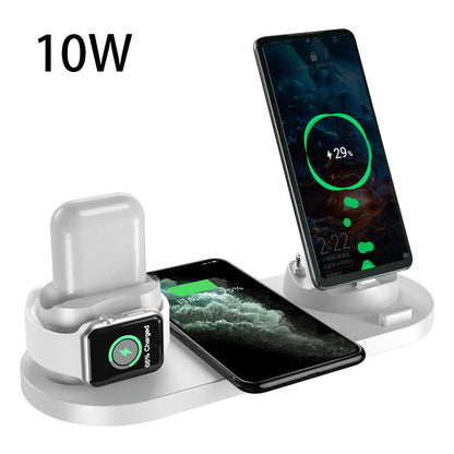 6-in-1 Wireless Charging Station for Phone and Smartwatch