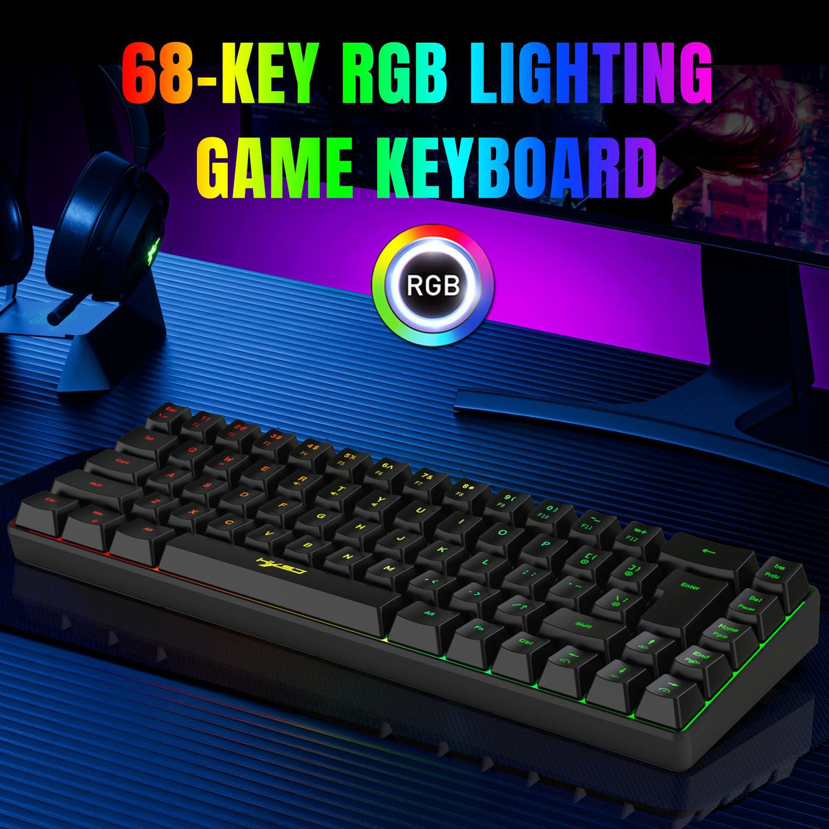 RGB Mechanical Feel Gaming Keyboard