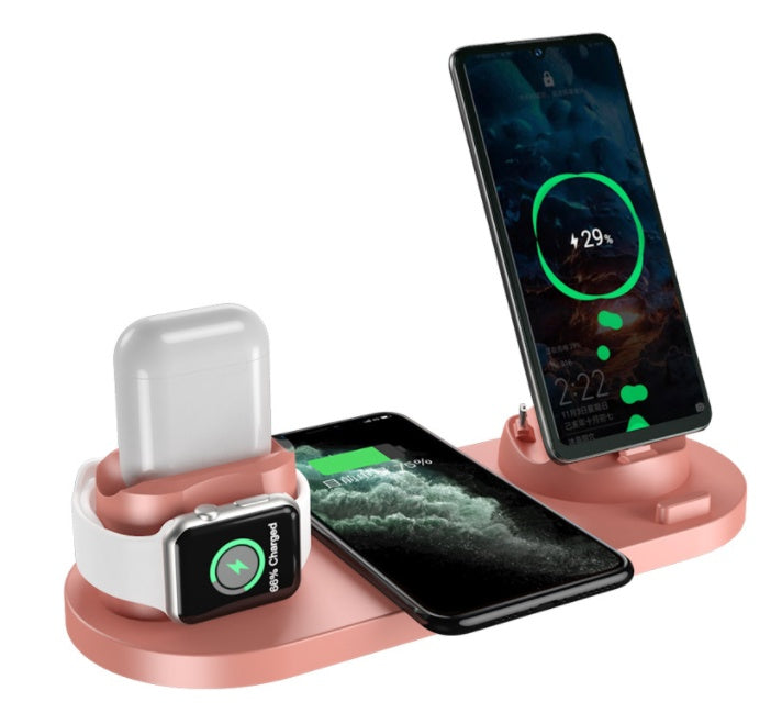 6-in-1 Wireless Charging Station for Phone and Smartwatch