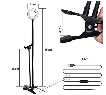 Makeup LED Selfie Ring Light with Stand
