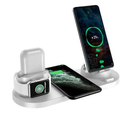6-in-1 Wireless Charging Station for Phone and Smartwatch