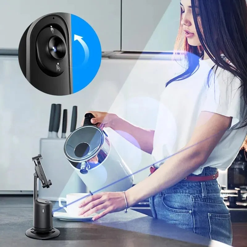 AI Face Tracking Phone Holder