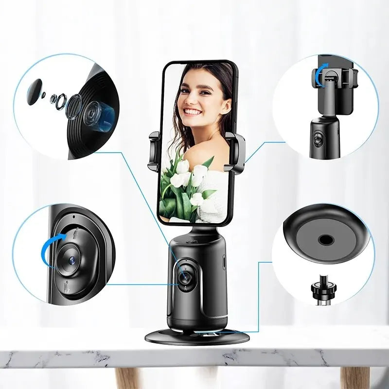 AI Face Tracking Phone Holder