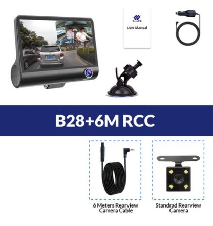 Triple Channel Dash Cam